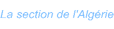 La section de l Algrie