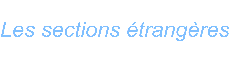 Les sections trangres